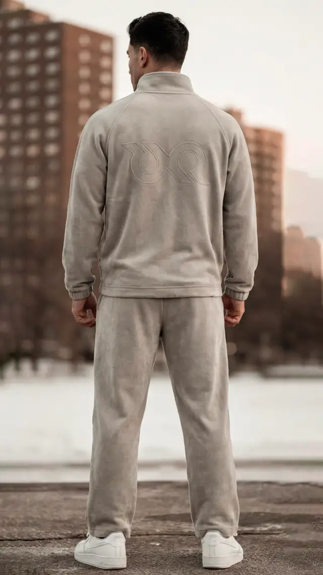 Толстовка Velour half-zip