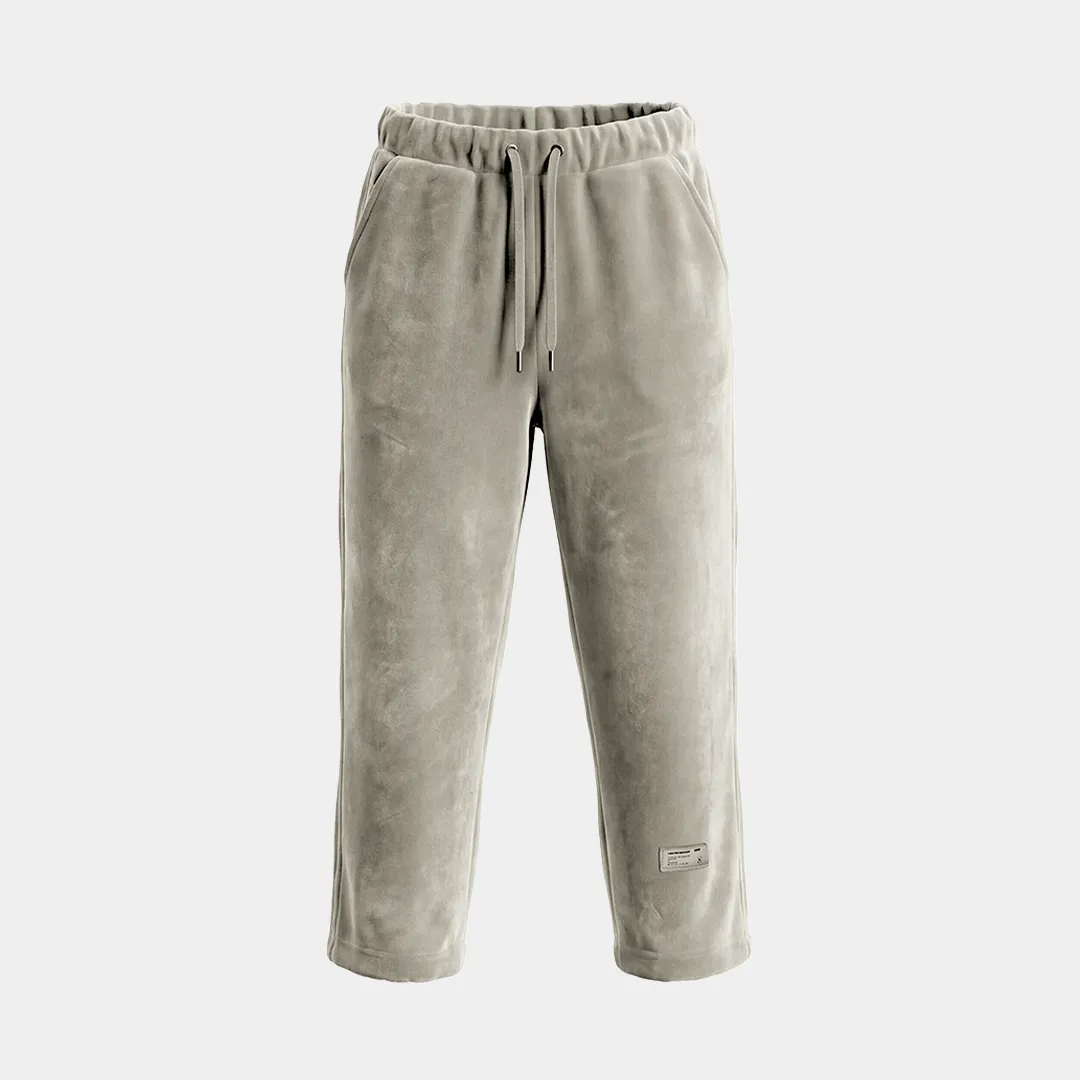 Брюки Wide Velour men`s · Тапиока, фото 2