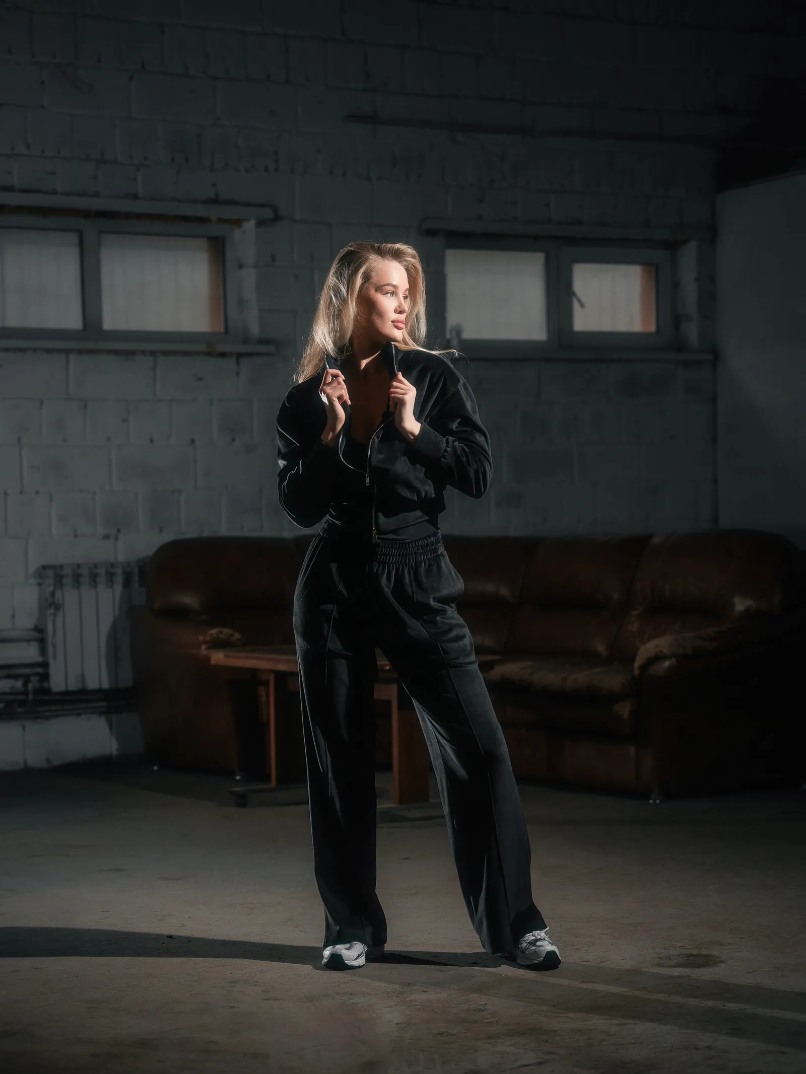 Брюки Wide Velour women`s · Чёрный, фото 2