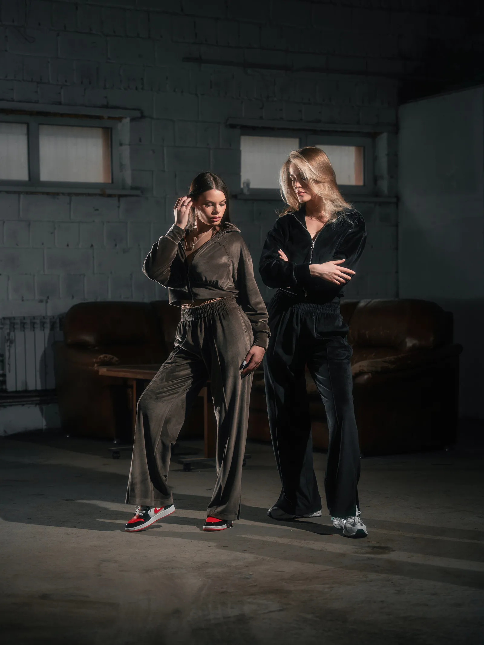 Брюки Wide Velour women`s · Коричневый, фото 2