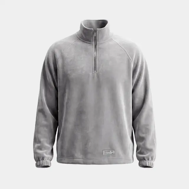 Толстовка Velour half-zip