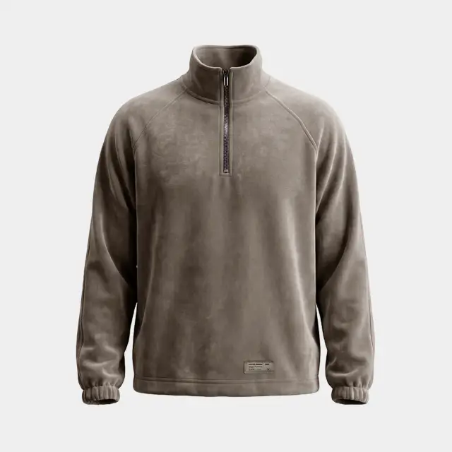 Толстовка Velour half-zip